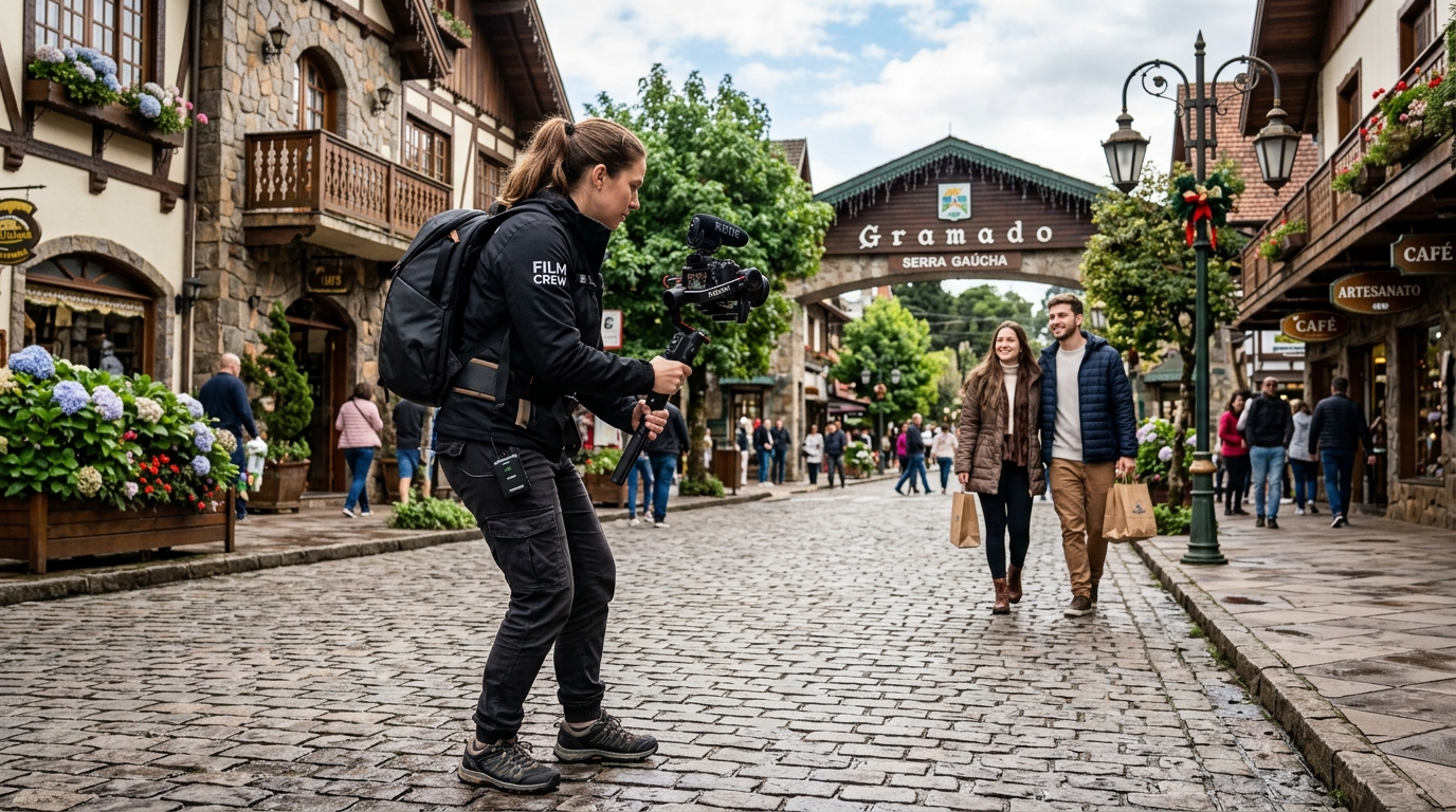 Videomaker em Gramado e Canela — Produção Audiovisual e Gravação de Vídeos